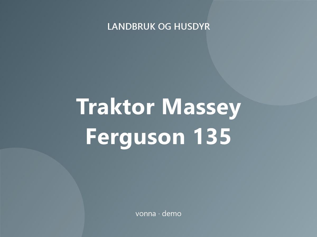 Traktor Massey Ferguson 135