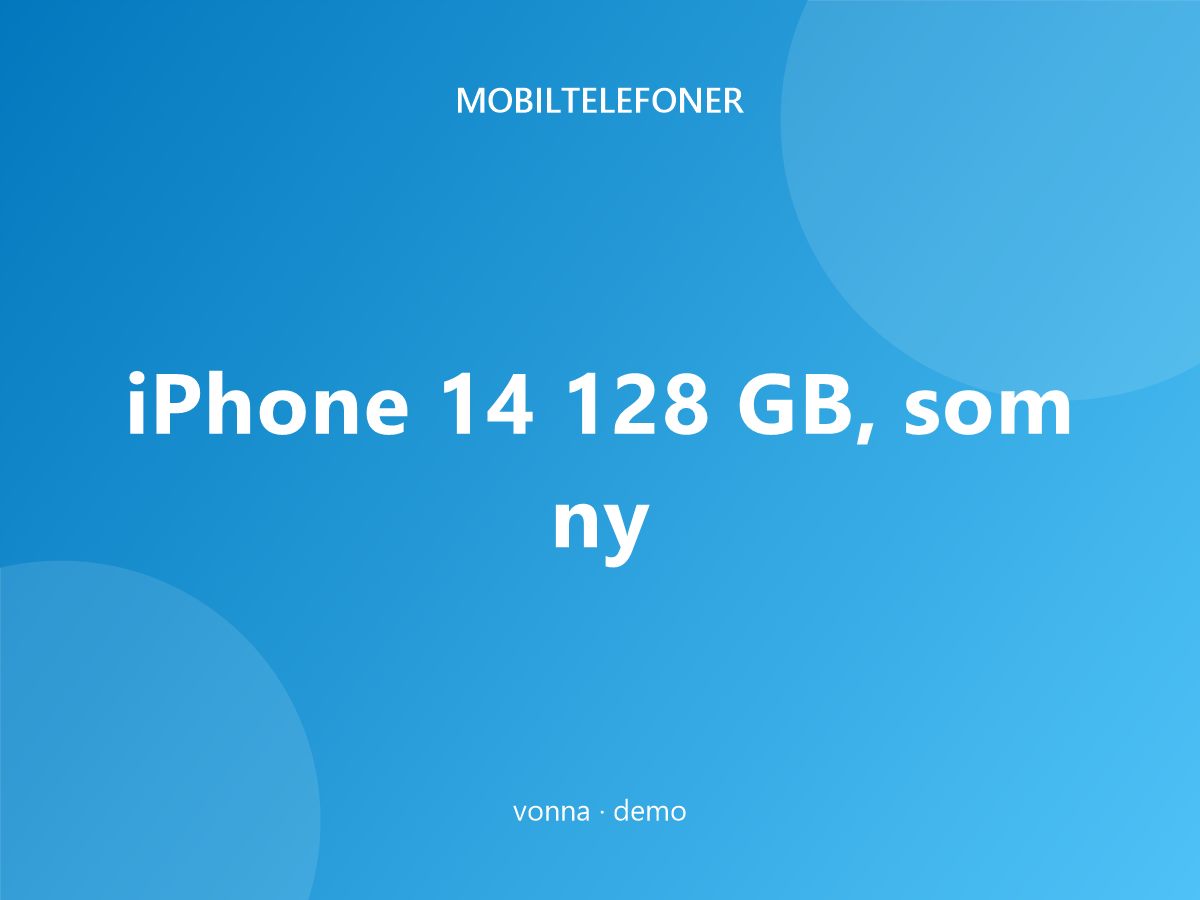 iPhone 14 128 GB, som ny
