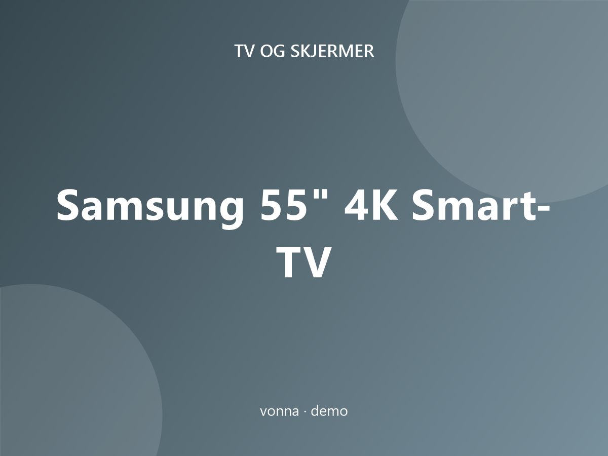 Samsung 55" 4K Smart-TV