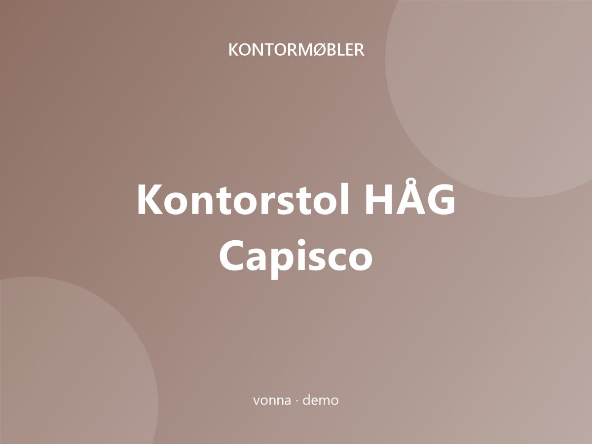 Kontorstol HÅG Capisco